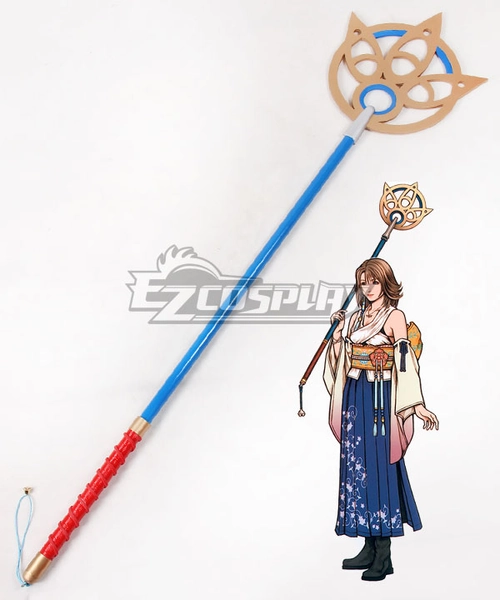 Final Fantasy X FF10 Yuna Staves B Cosplay Weapon Prop