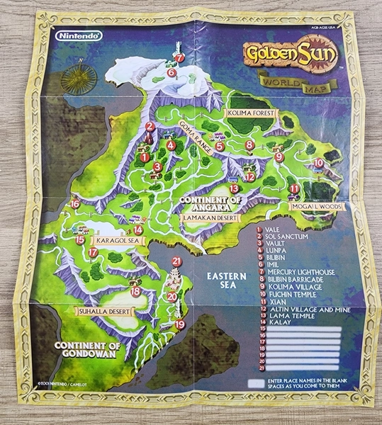 Golden Sun Insert Poster