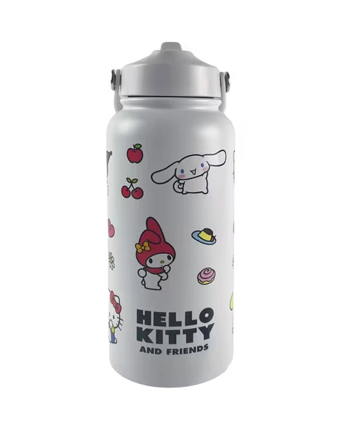 946ml Hello Kitty and Friends Cylinder Drink Bottle