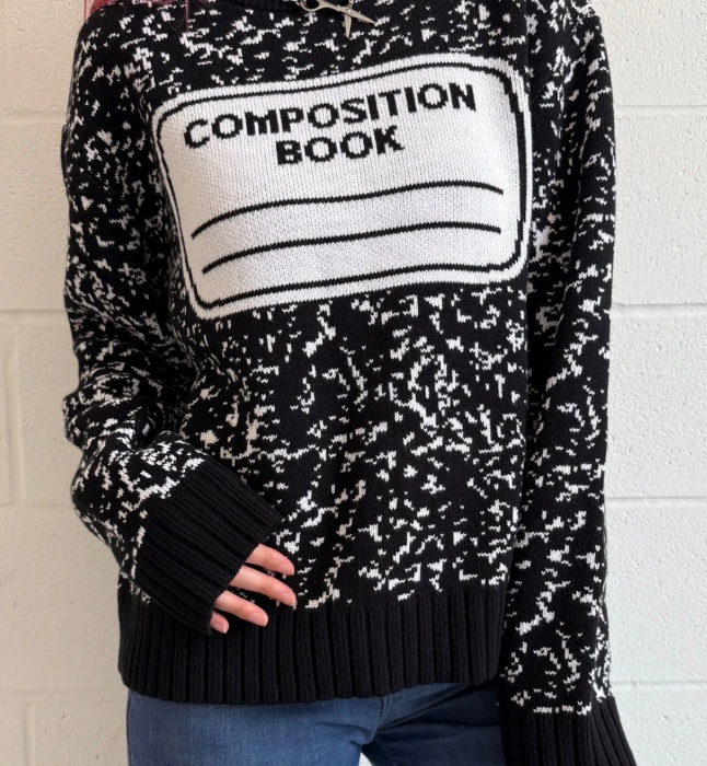 Composition Notebook Sweater