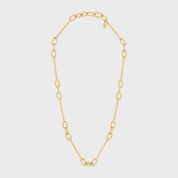CHARMS NECKLACE IN BRASS WITH GOLD FINISH - | CELINE