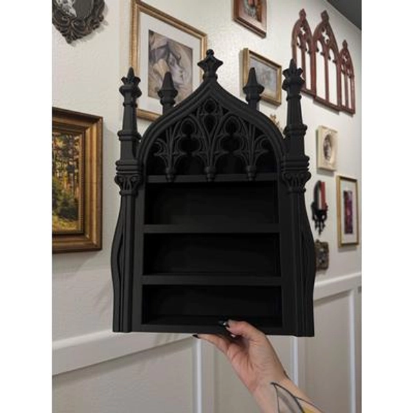 Cathedral Tabletop Shelf | Vintage Inspired | Goth \ Alt Decor | Kayla Lynn Designs