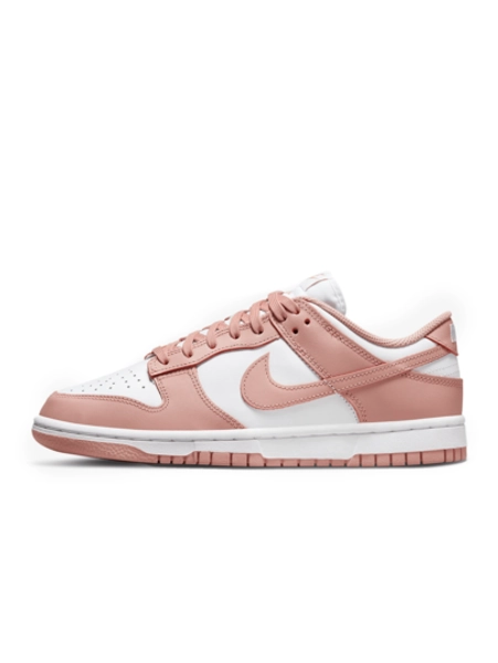 Nike Dunk Low Women's Sneakers Rose Whisper Classic Two-Tone Leather With Soft Summer Hues And Cushioned Comfort DD1503-118