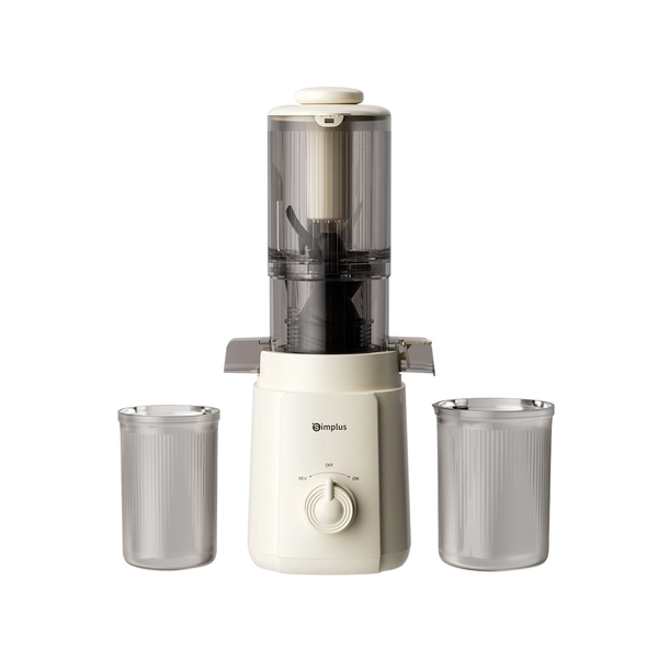 Simplus Slow Juicer 1.2L Large Capacity  113mm Wide Feed Chute  Juice-Pulp Seperation Fully  Detachable for Easy Cleaning  Cold Press Juicer  Ice Cream Maker