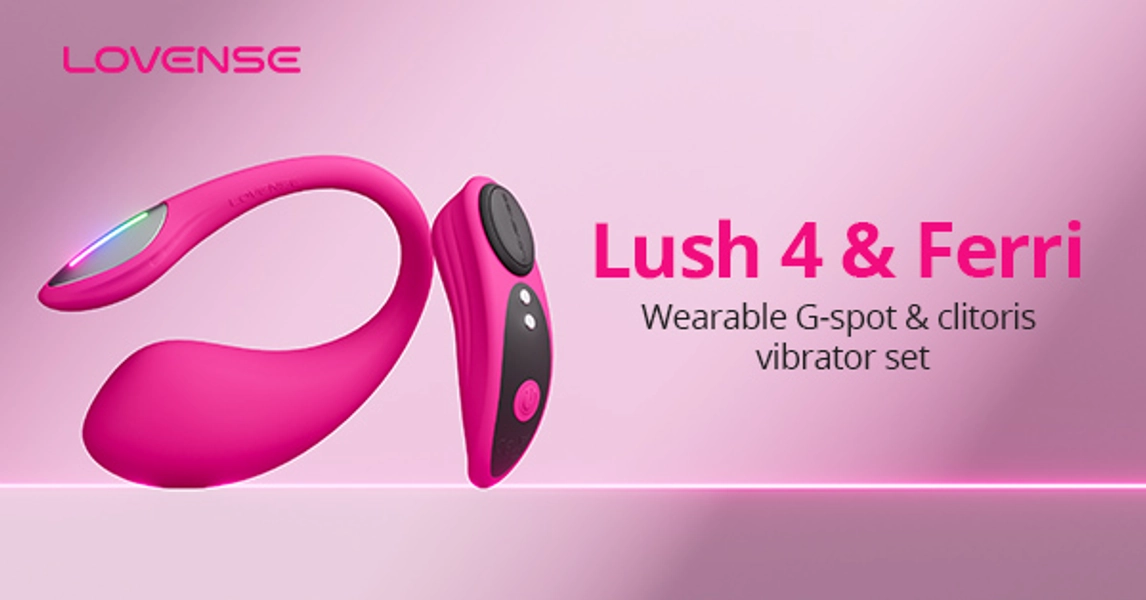 Lovense Lush 4 & Ferri: Egg Vibrator & Panty Clit Stimulator | Get Best Sex Toys for Women