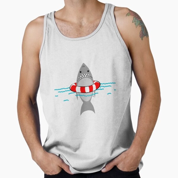 Beach Day Shark Tank Top