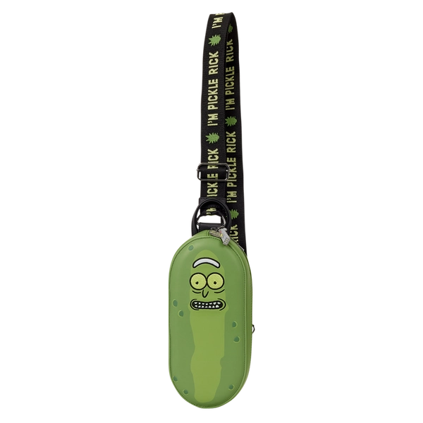 Rick and Morty Pickle Rick Sling Crossbody Bag