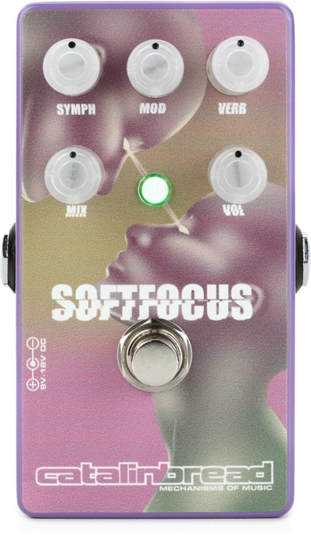 Catalinbread Soft Focus Shoegaze Reverb Pedal with Chorus, Modulation, and Octave-up - Shoegaze Purple, Sweetwater Exclusive
