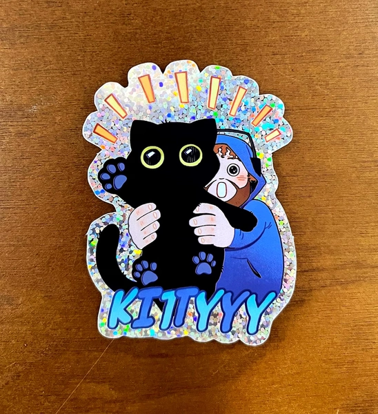 Caseoh Kitty Sticker - Etsy