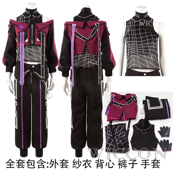 Game Ensemble Stars Cosplay Ayase Mayoi Outfit Men Women Lapel Coat Pants Gloves Suit Set Halloween Party Costume - AliExpress 200000532