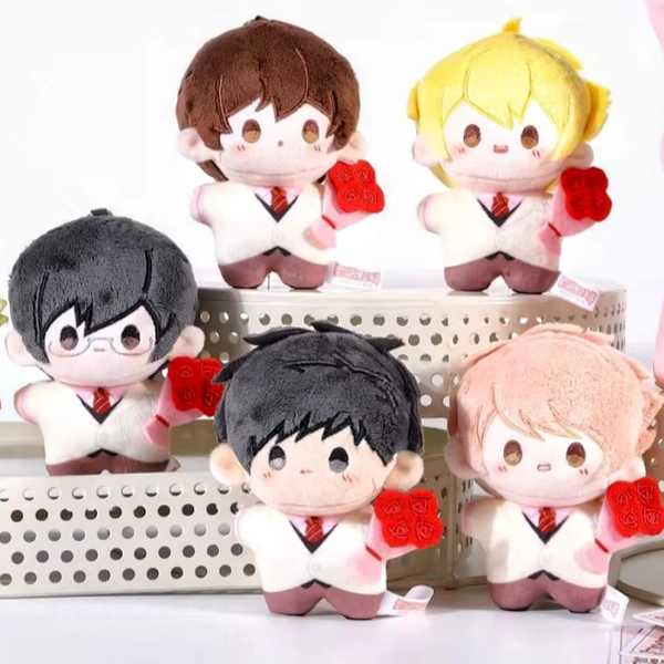 YuanGu Anime Ouran High School Host Club Hiiragi White Cute Gift Series Plush Keychain Blind Box Anime Doll Pendant Girls Gift