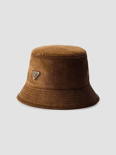Prada Corduroy Bucket Hat