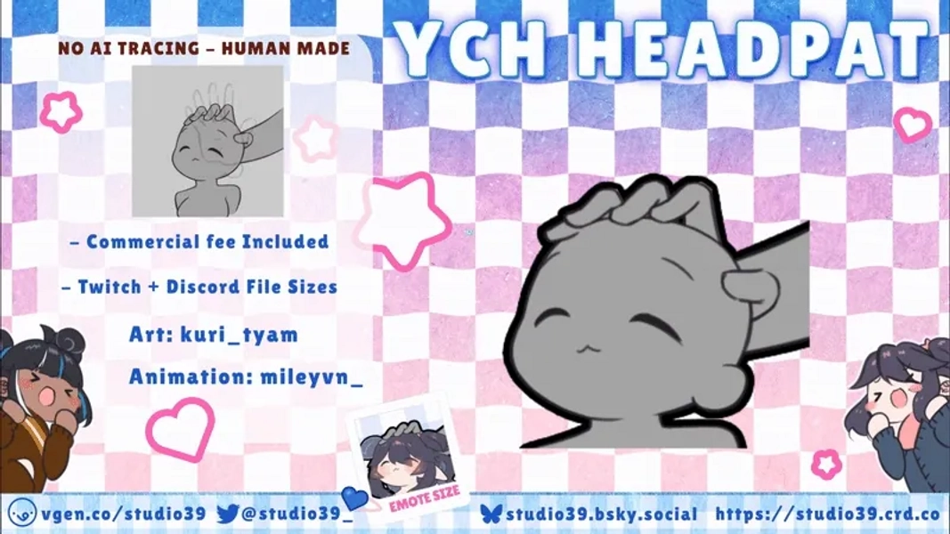 YCH HEADPAT by Studio 39 (@studio39)