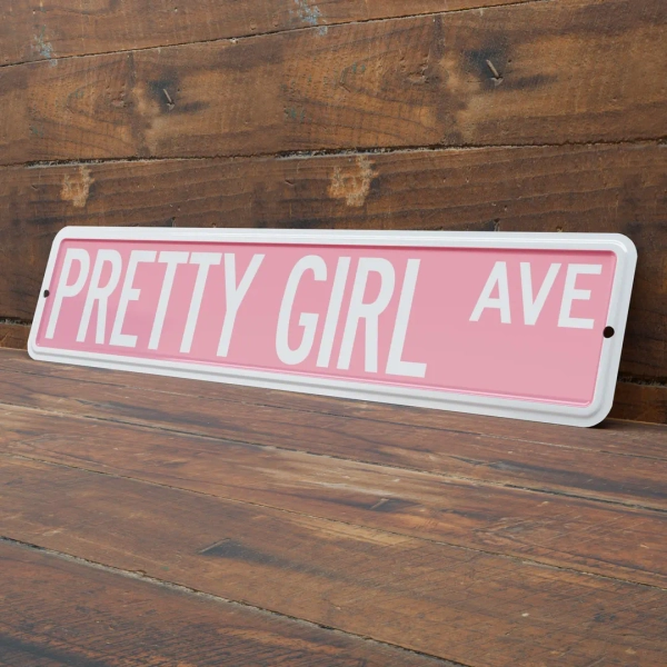 4x18 Inch PRETTY GIRL Ave Street Sign  [ I NEED THIS ASAP!! /GEN]