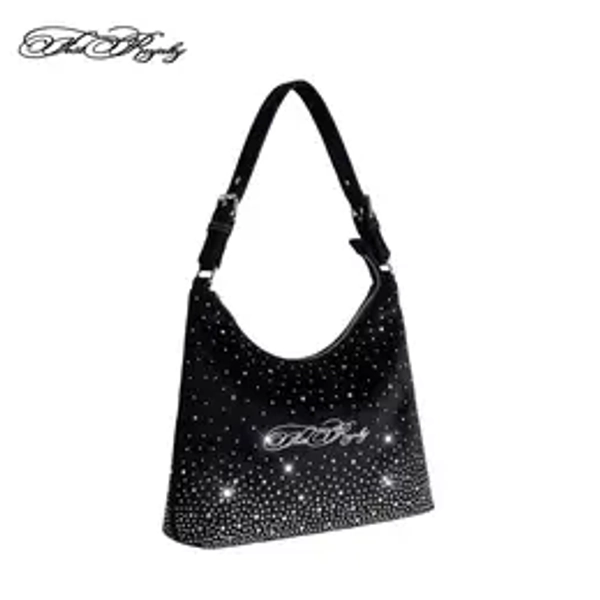 Royati Rhinestone Stardust Hobo Bag