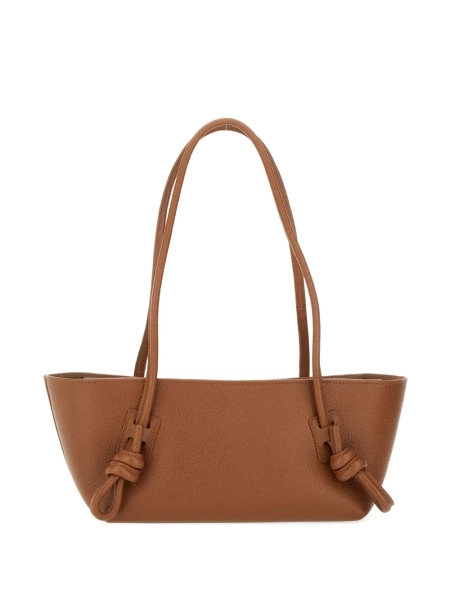 Hereu: Knotted Leather Shoulder Bag
