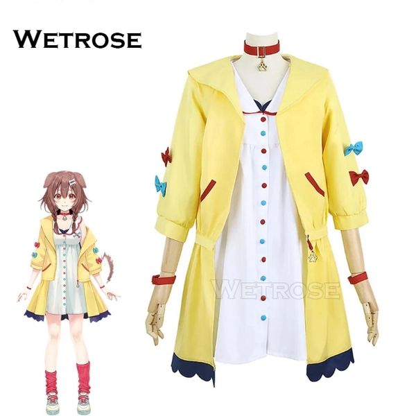 [Wetrose] In Stock Inugami Korone 戌神 ころね Hololive Vtuber Doggo DooGGod Cosplay Costume