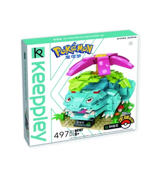Keeppley Pokemon B0107 Venusaur Qman Building Blocks Toy Set - BuildingToyStore.com