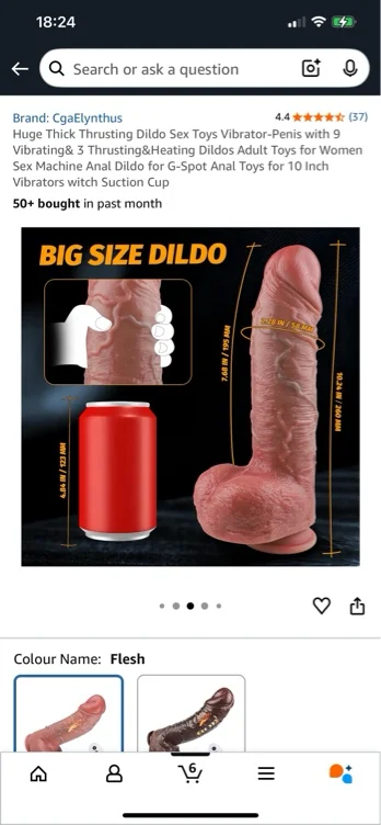Big thrusting dildo 