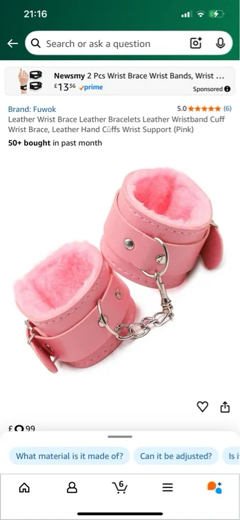 Leather Wrist Brace Leather Bracelets Leather Wristband Cuff Wrist Brace, Leather Hand Cǔffs Wrist Support (Pink)