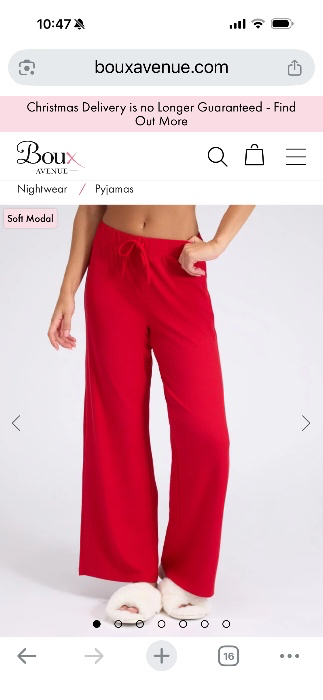 Ribbed modal pyjama trousers
