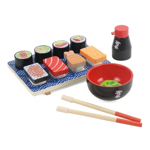 Wooden Sushi Slicing Play Set
