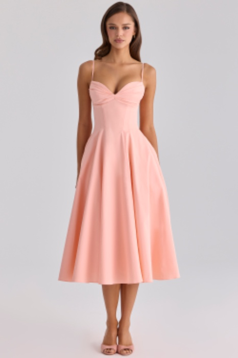 Peach Summer Dress