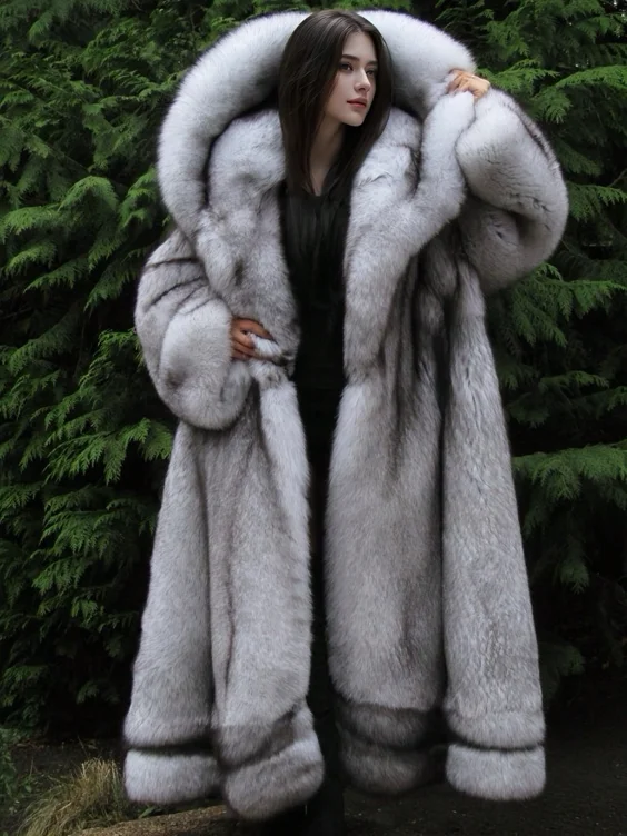 Faux fur coat 