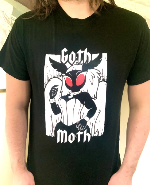 Goth Moth Tee | Aloegator Arts