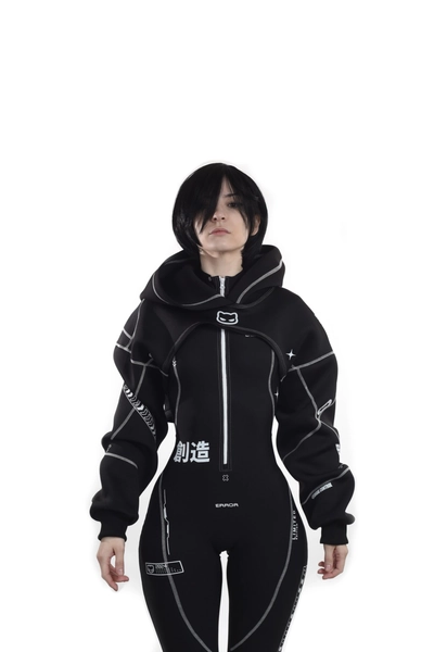 Cyber Black Suit (Suit, Short jacket) - Moruhiko