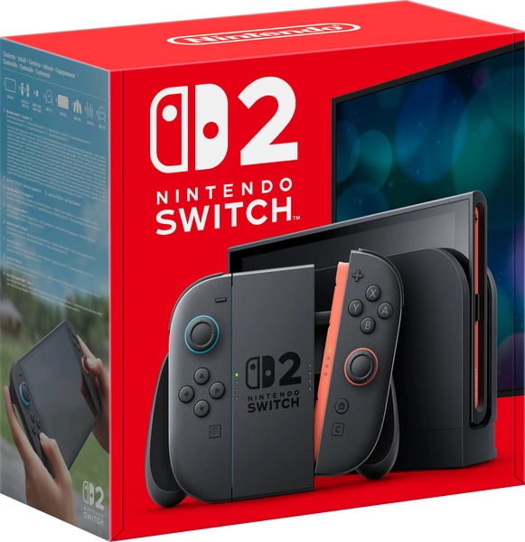 Nintendo Switch 2 pelikonsoli, musta 569,00