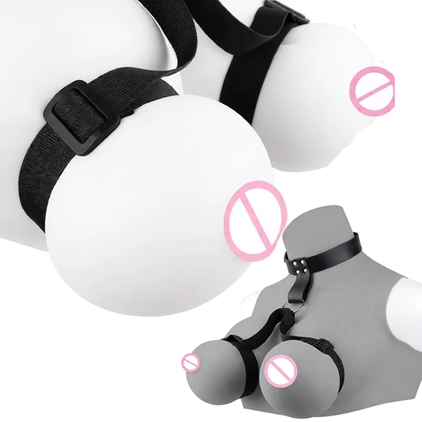 Arnés de pecho erótico QKKQ de cuero PU y tela, cinturón para sujetar el pecho, accesorios sexuales BDSM para mujeres, accesorios eróticos. - AliExpress