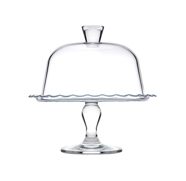Excelsa Cake stand Patisserie glass 26x26x26 cm transparent | Wayfair.co.uk
