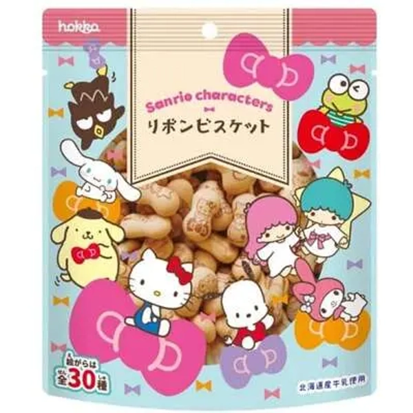 Hokka Sanrio Characters Ribbon Biscuits - 42g