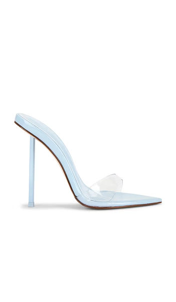 FEMME LA Whiskey Slipper in Baby Blue. - size 7