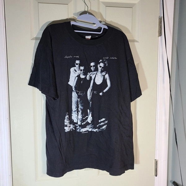 VTG Depeche Mode Violator 1990 Concert Tour Band sz XL World Violation 90s