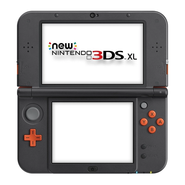 Nintendo New 3DS - Konsole XL #Orange Black + Netzteil (akzeptabel) (gebraucht)
