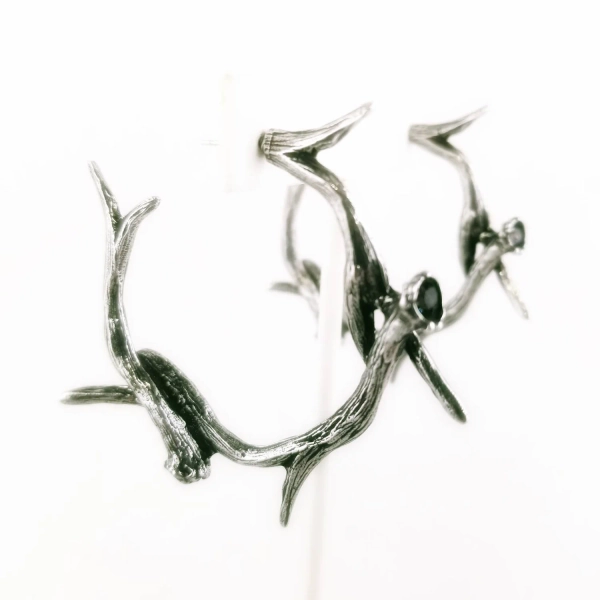 Antler Hoop Earrings | Martha Rotten