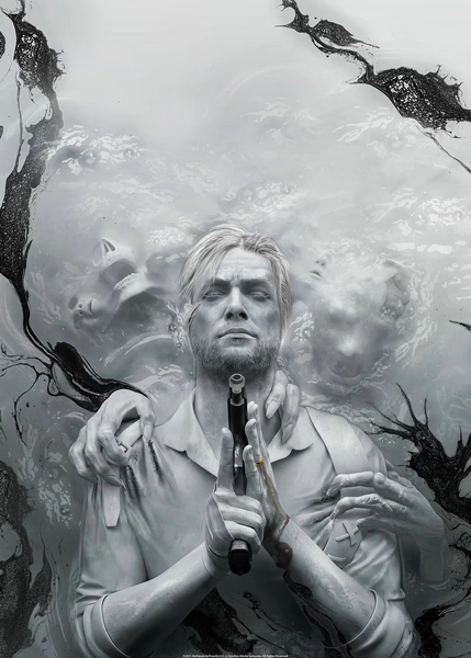 'Sebastian Castellanos' Poster, picture, metal print, paint by The Evil Within | Displate