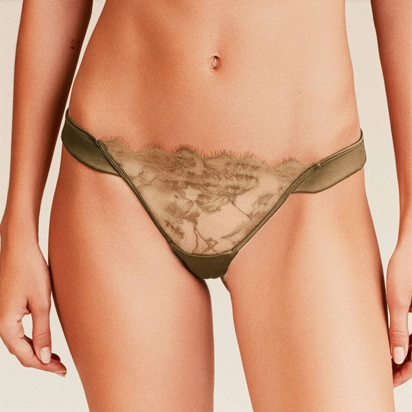 Silk and lace tanga LIVY Dahlia Street