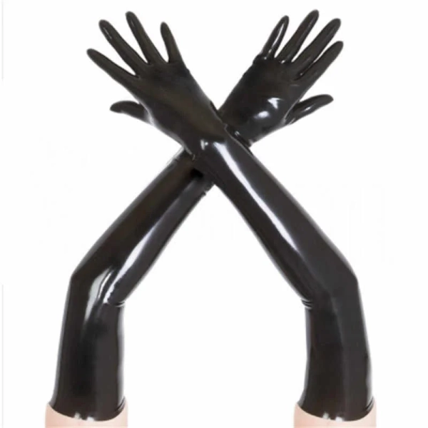 Latex Opera Gloves