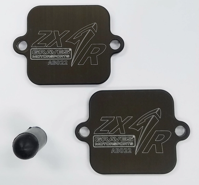 Kawasaki Ninja ZX4-RR / ZX6-R / ZX-10R Smog Block Off Plates