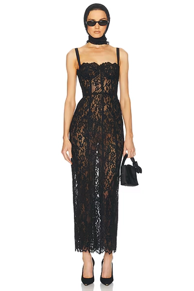 The Lace Column Dress