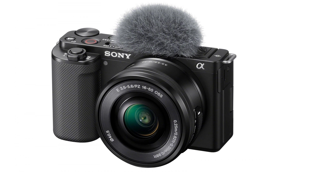 Sony Alpha ZV-E10 Mirrorless Camera with 16-50mm Lens Kit - Black