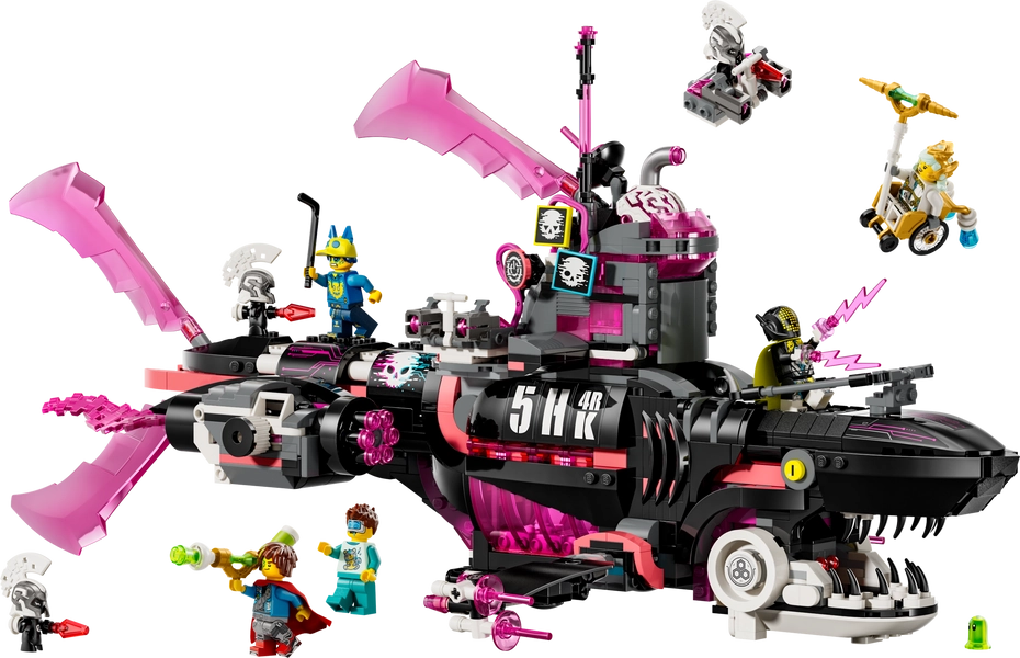 Nightmare Shark Submarine Lego