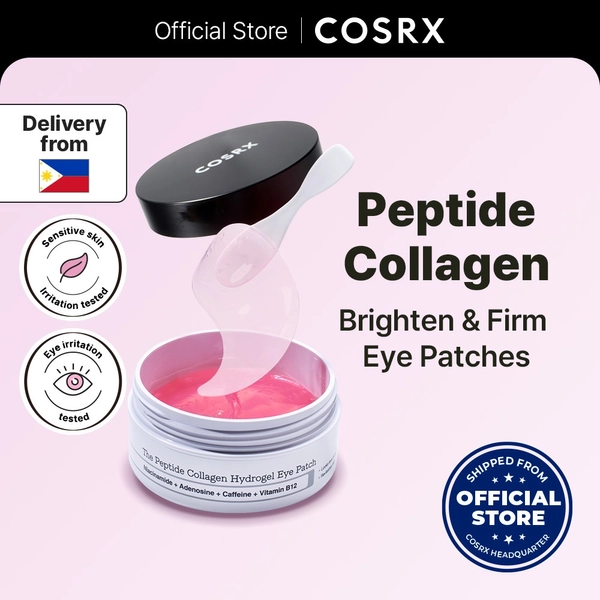 [COSRX OFFICIAL] The Peptide Collagen Hydrogel Eye Patch 60 Patches, 1EA