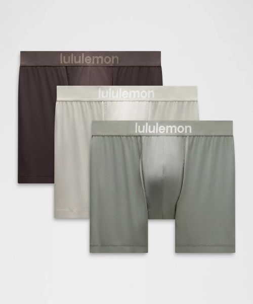 Always In Motion Boxer Brief 5" *3 Pack - Mahogany Muse/Willow Leaf/Meadow Haze - M