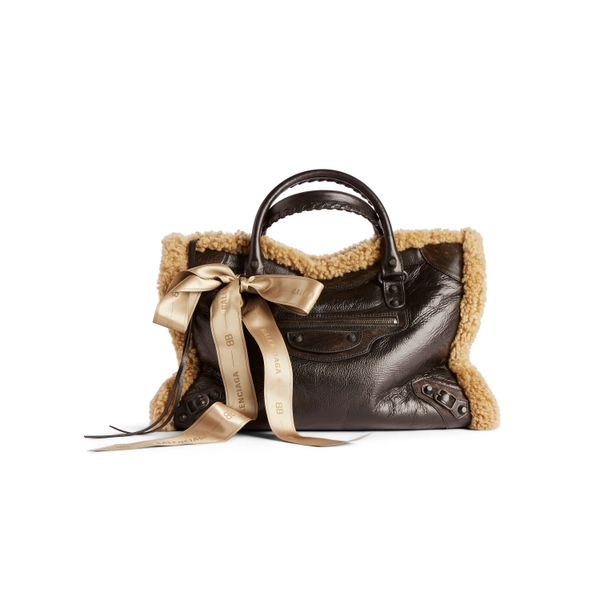 Women's Le City Bag Medium in Brown/beige