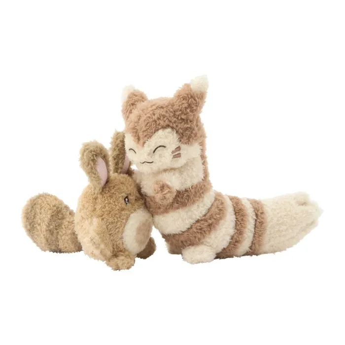 Plush Sentret & Furret Pokémon Buru Buru Mugyu!
