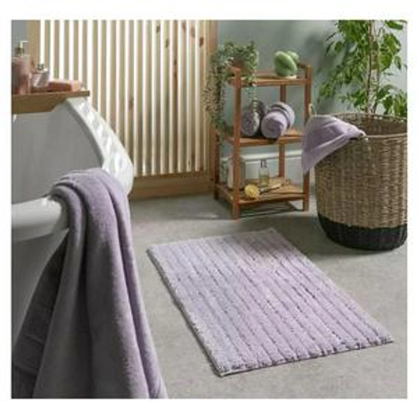 Habitat Supersoft Quick Dry Bath Mat - Lilac